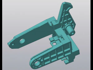 mercedes w168 a-class automatic transmission selector 3D Model