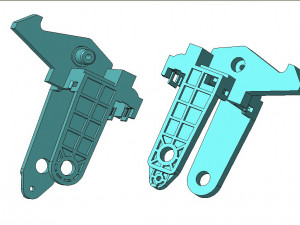 mercedes w168 a-class automatic transmission selector 3Dモデル