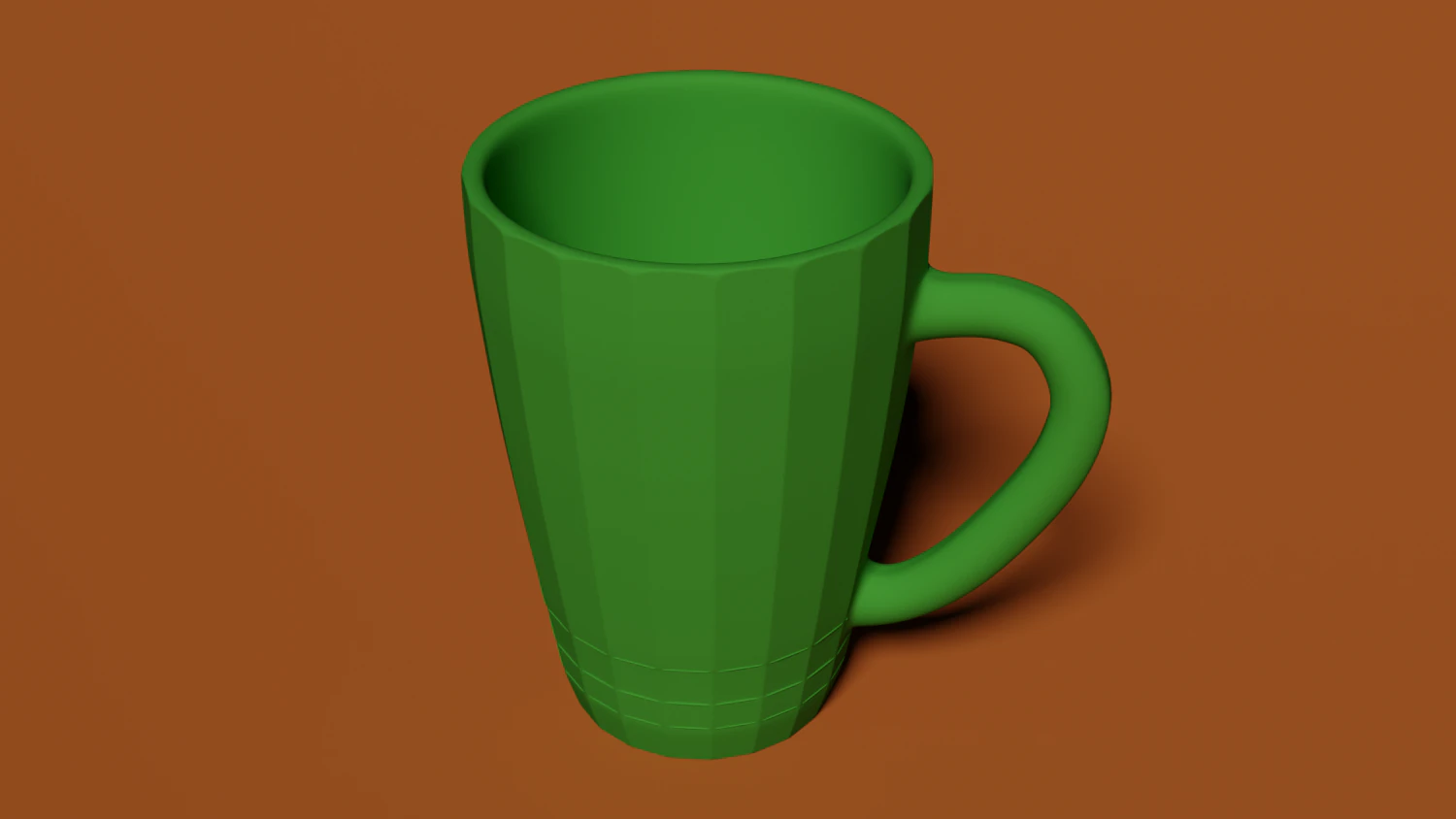 tazza verde Modello 3D .c4d .max .obj .3ds .fbx .stl .blend 
