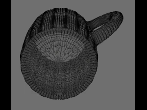 tazza verde Modello 3D