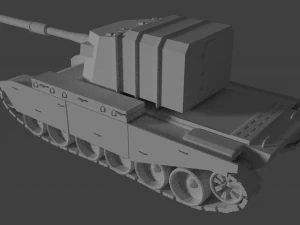 fv4005tank 3D Model