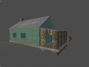 village house Modèle 3D