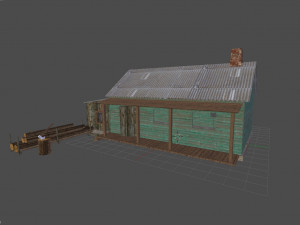 village house Modèle 3D