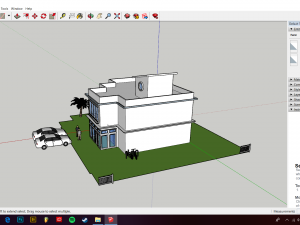 sketchup basic villa project Modelo 3D