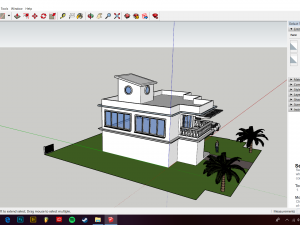 sketchup basic villa project Modelo 3D
