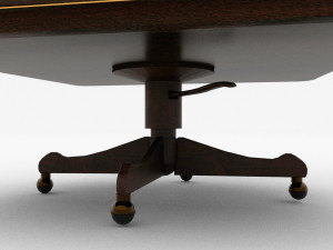 leather desk chair Modelo 3D