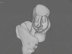 gr&aacute;vida e feto Modelo 3D