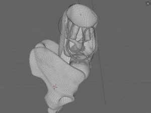 gr&aacute;vida e feto Modelo 3D