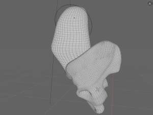 gr&aacute;vida e feto Modelo 3D