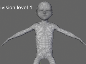 pregnant and fetus 3D-Modell