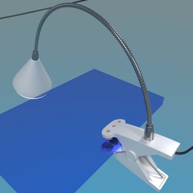 table lamp with a pin jazzway ptl 016c 5w 4000k Modelo 3D .c4d .max .obj .3ds .fbx .stl .blend 