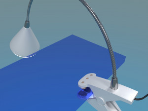 table lamp with a pin jazzway ptl 016c 5w 4000k 3D Model