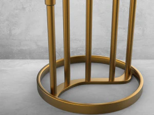Classic Gold Candle Holder 3D Model