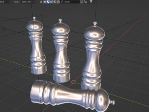 Spice grinder 3D Model