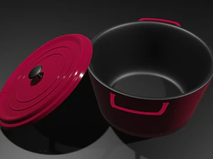 Pentole in ghisa Modello 3D