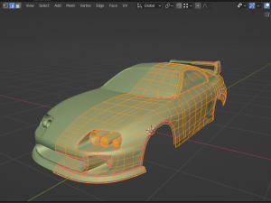 TOYOTA SUPRA 3D PRINT 3D print model 3Dプリントモデル