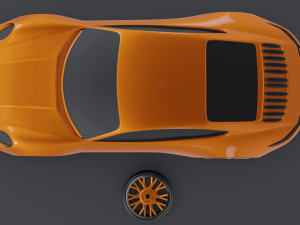 PORSCHE 911 CARRERA 4S 3D print model 3D Принт Модель