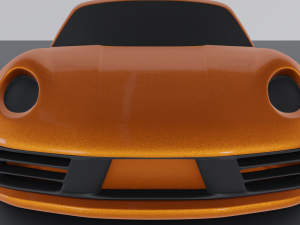 PORSCHE 911 CARRERA 4S 3D print model 3D Принт Модель