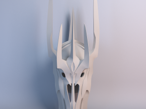 sauron helmet lowpoly 3D मॉडल
