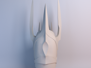 sauron helmet lowpoly 3D मॉडल