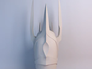 casco sauron lowpoly Modelo 3D