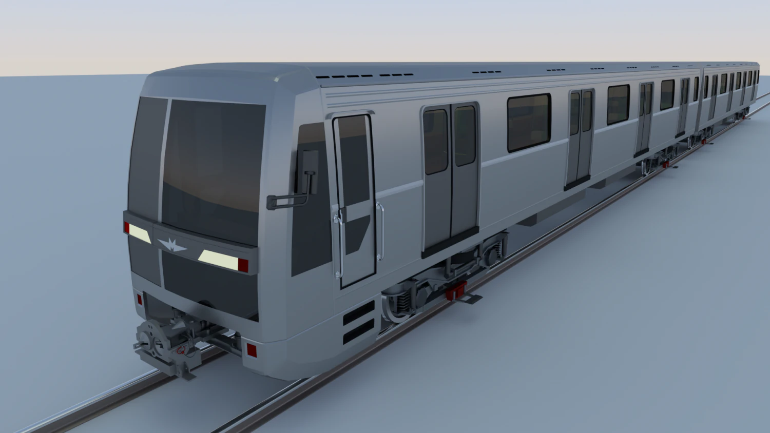 yauza metro train 3D Model .c4d .max .obj .3ds .fbx .stl .blend