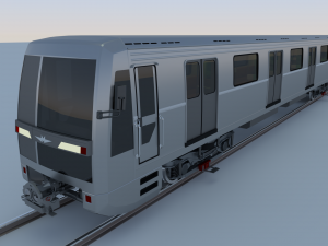 yauza metro train 3D Model