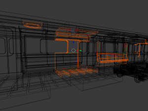 yauza metro train 3D Model