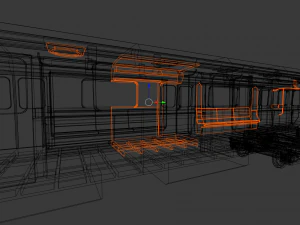 yauza metro train 3D Model