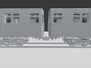 yauza metro train 3D Model