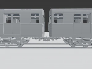 yauza metro train 3D Model