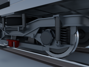 yauza metro train 3D Model