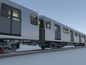 yauza metro train 3D Model