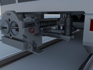yauza metro train 3D Model