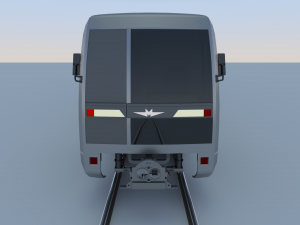 yauza metro train 3D Model