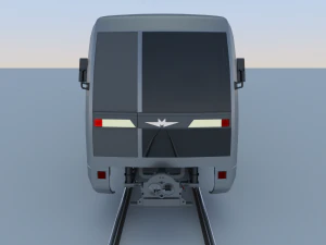 yauza metro train 3D Model