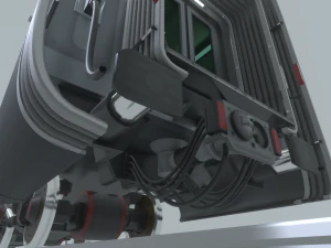 high-speed train 3D Model