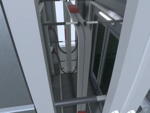 high-speed train 3D Model