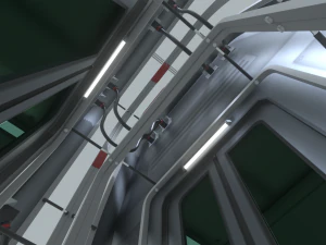 high-speed train 3D Model