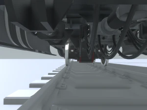 high-speed train 3D Model