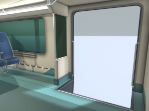 high-speed train 3D Модель