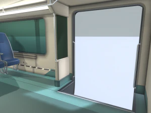 high-speed train 3D Model
