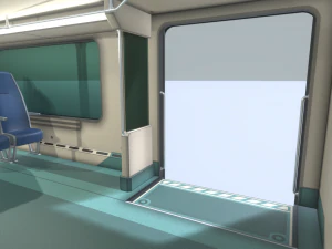 high-speed train 3D Model