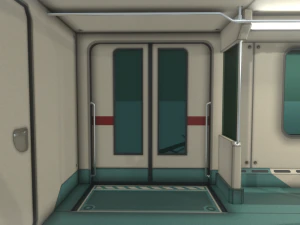 high-speed train 3D Model
