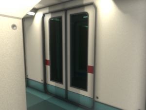 high-speed train 3D Модель