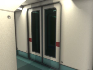 high-speed train 3D Model