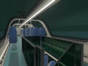 high-speed train 3D Model