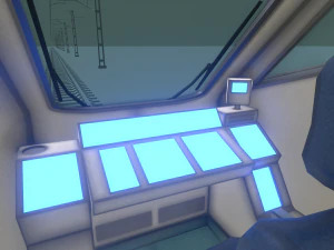 high-speed train 3D Model