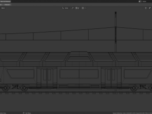 high-speed train 3D Модель