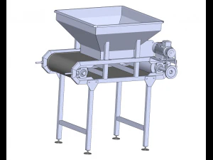 food machinery - sergeant belt conveyor 3D Model